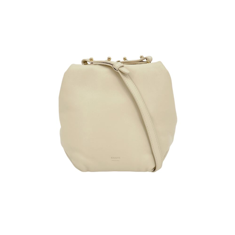 KHAITE The Puffy Agnes Crossbody Bag in Cream